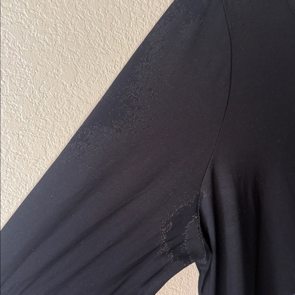 Black Ruffle Sleeve Top - Picture 4 of 4